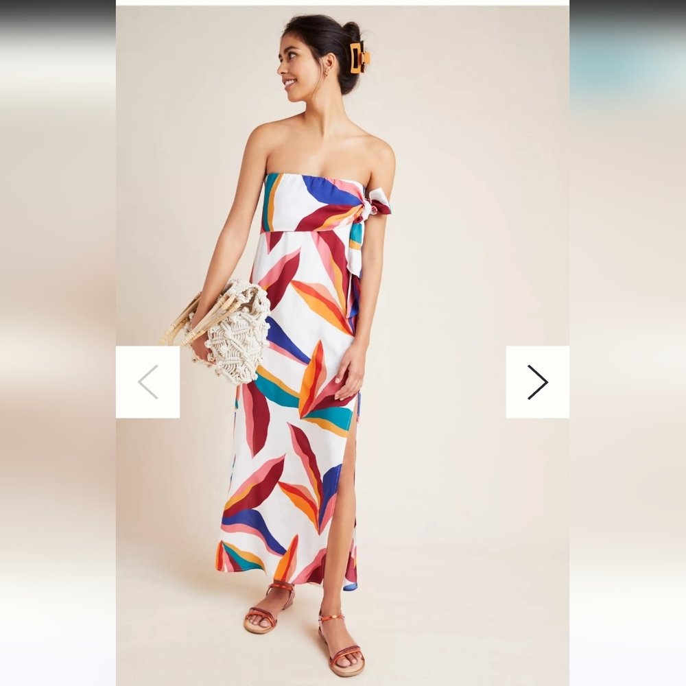 ViX Guana Strapless Dress Size L